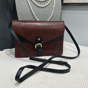 Patricia Nash Leather Crossbody Shoulder Bag